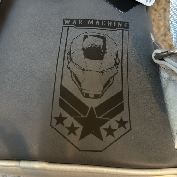 NWT Loungefly Marvel War Machine Light Up Cosplay Mini Backpack - Picture 4 of 7
